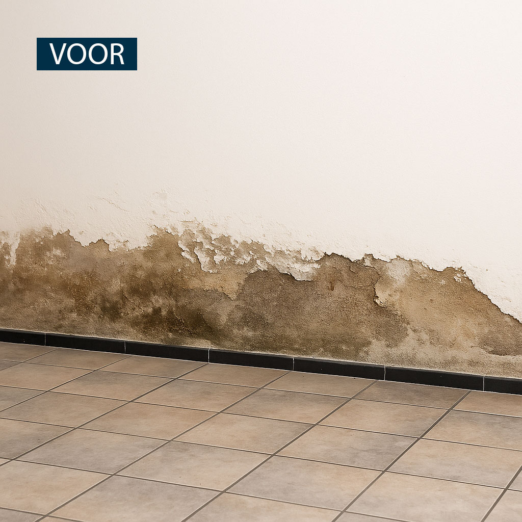 Een muur met optrekkend vocht is een probleem: Laat SPM u helpen Een muur met optrekkend vocht is een probleem: Laat SPM u helpen